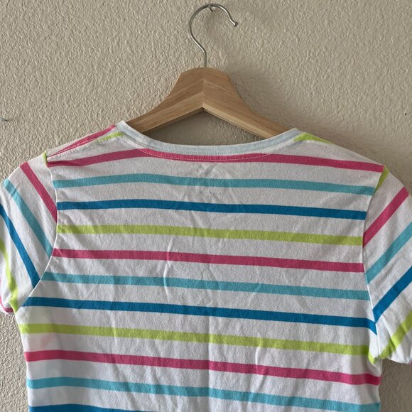 J. Crew Women's The Collector Striped Tee Size XS Style AY581 - Picture 7 of 9